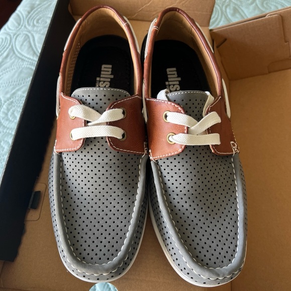 Unlisted Other - Kenneth Cole Unlisted Gray and Brown Men's Boat Shoes